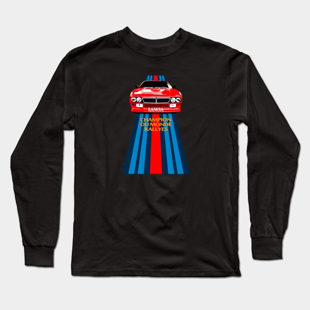 champion du monde rallye Long Sleeve T-Shirt by retroracing